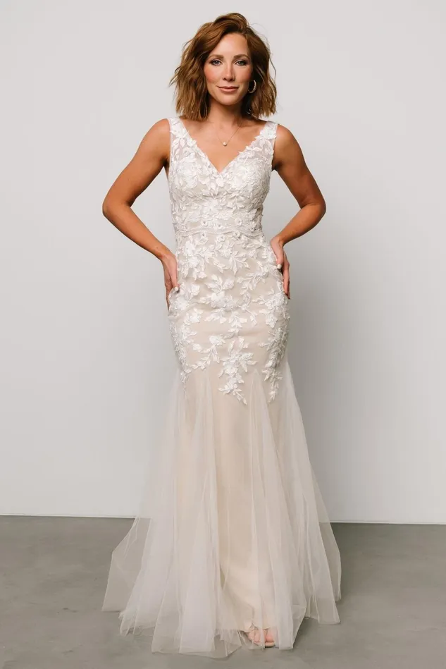 Baltic Born Bridal Women Marion Bridal Gown Off White Baltic Born Bridal Women Marion Bridal Gown Off White