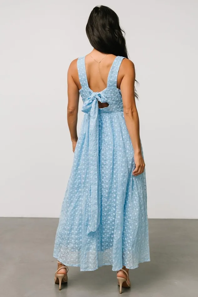 Baltic Born Bump Friendly Women Thalia Embroidered Tank Midi Dress Blue Baltic Born Bump Friendly Women Thalia Embroidered Tank Midi Dress Blue