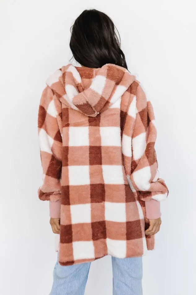 Baltic Born Cardigans Women Lincoln Teddy Cardigan Berry White Baltic Born Cardigans Women Lincoln Teddy Cardigan Berry White