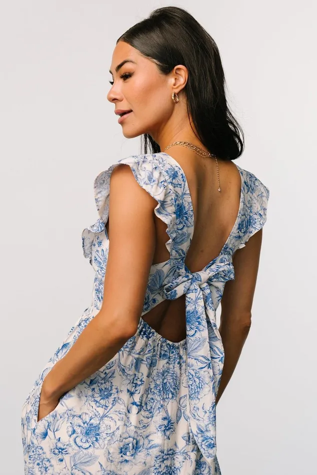 Baltic Born Maxi Dresses Women Hampton Maxi Dress Blue Print