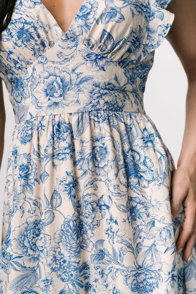 Baltic Born Maxi Dresses Women Hampton Maxi Dress Blue Print