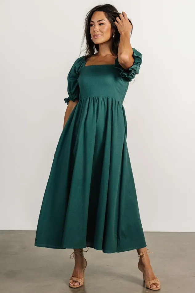 Baltic Born Midi Dresses Women Britton Midi Dress Evergreen