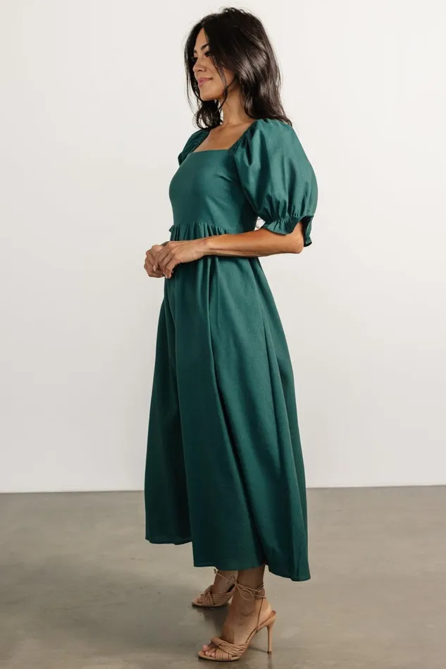 Baltic Born Midi Dresses Women Britton Midi Dress Evergreen Baltic Born Midi Dresses Women Britton Midi Dress Evergreen