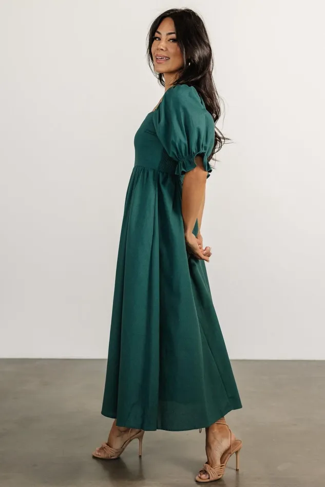 Baltic Born Midi Dresses Women Britton Midi Dress Evergreen Baltic Born Midi Dresses Women Britton Midi Dress Evergreen