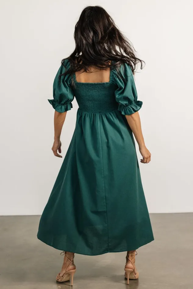Baltic Born Midi Dresses Women Britton Midi Dress Evergreen Baltic Born Midi Dresses Women Britton Midi Dress Evergreen