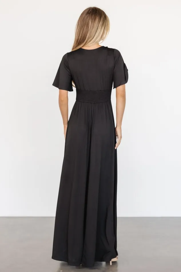 Baltic Born Mother Of The Bride Women Emberly Maxi Dress Black Baltic Born Mother Of The Bride Women Emberly Maxi Dress Black