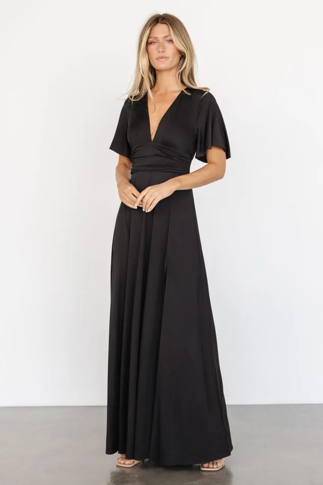 Baltic Born Mother Of The Bride Women Emberly Maxi Dress Black Baltic Born Mother Of The Bride Women Emberly Maxi Dress Black