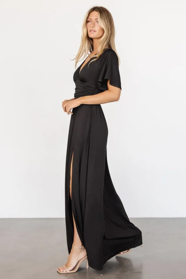 Baltic Born Mother Of The Bride Women Emberly Maxi Dress Black Baltic Born Mother Of The Bride Women Emberly Maxi Dress Black