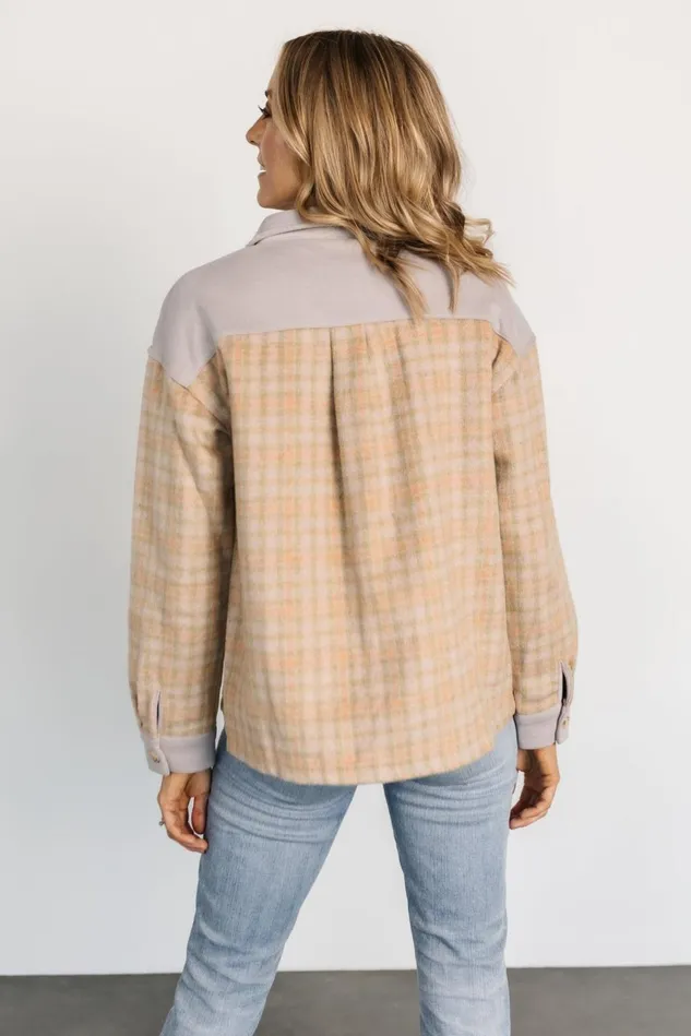 Baltic Born Outerwear Women Micah Shacket Dusty Lilac Multi Baltic Born Outerwear Women Micah Shacket Dusty Lilac Multi