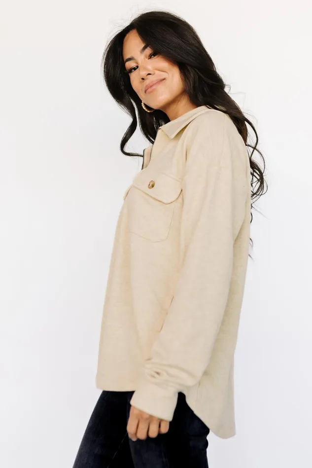 Baltic Born Outerwear Women Patrick Half Zip Pullover Honey Baltic Born Outerwear Women Patrick Half Zip Pullover Honey