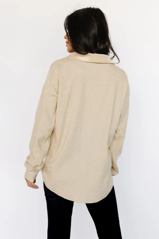 Baltic Born Outerwear Women Patrick Half Zip Pullover Honey Baltic Born Outerwear Women Patrick Half Zip Pullover Honey