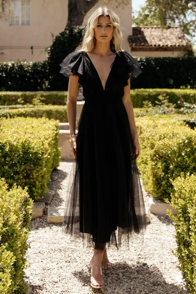 Baltic Born Tulle Styles Women Annabella Tulle Dress Black Baltic Born Tulle Styles Women Annabella Tulle Dress Black