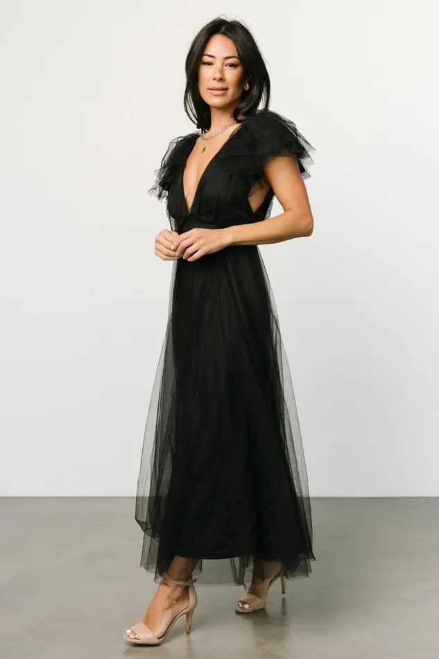 Baltic Born Tulle Styles Women Annabella Tulle Dress Black Baltic Born Tulle Styles Women Annabella Tulle Dress Black