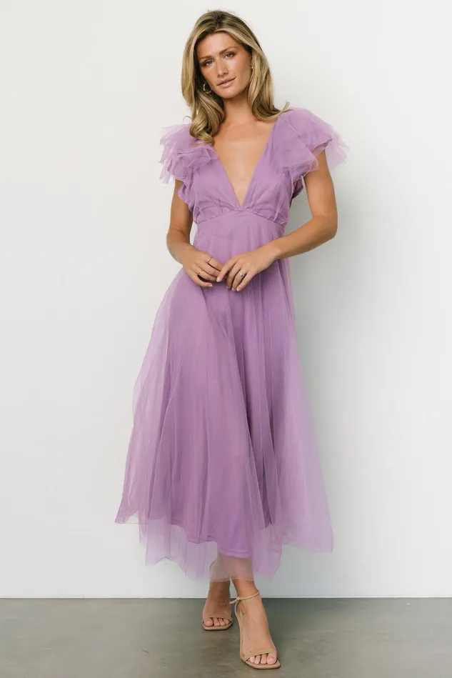 Baltic Born Tulle Styles Women Annabella Tulle Dress Lavender Baltic Born Tulle Styles Women Annabella Tulle Dress Lavender