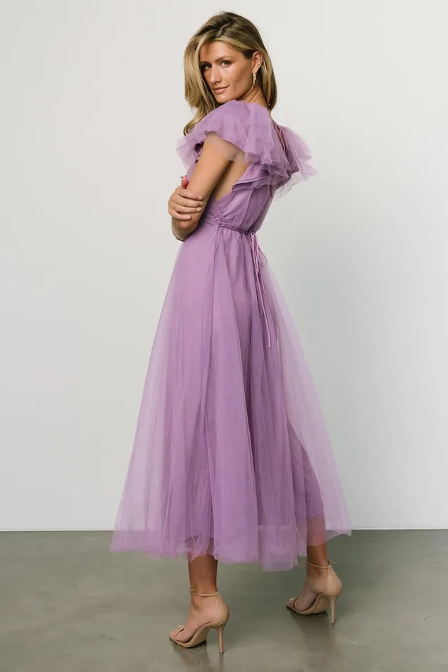 Baltic Born Tulle Styles Women Annabella Tulle Dress Lavender Baltic Born Tulle Styles Women Annabella Tulle Dress Lavender