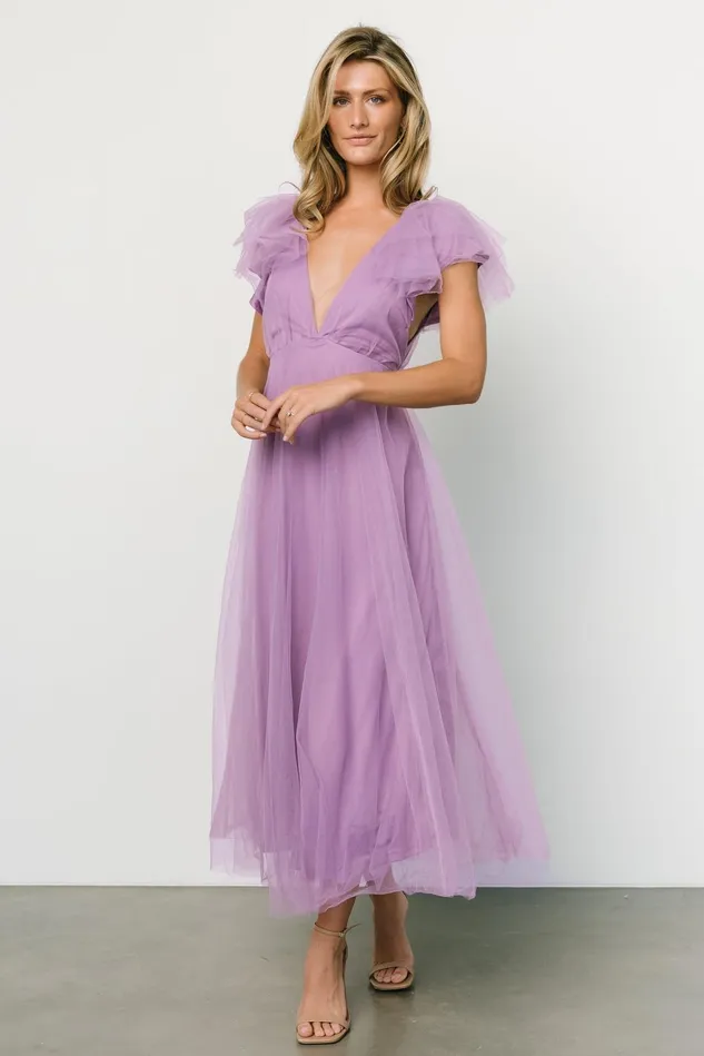 Baltic Born Tulle Styles Women Annabella Tulle Dress Lavender Baltic Born Tulle Styles Women Annabella Tulle Dress Lavender