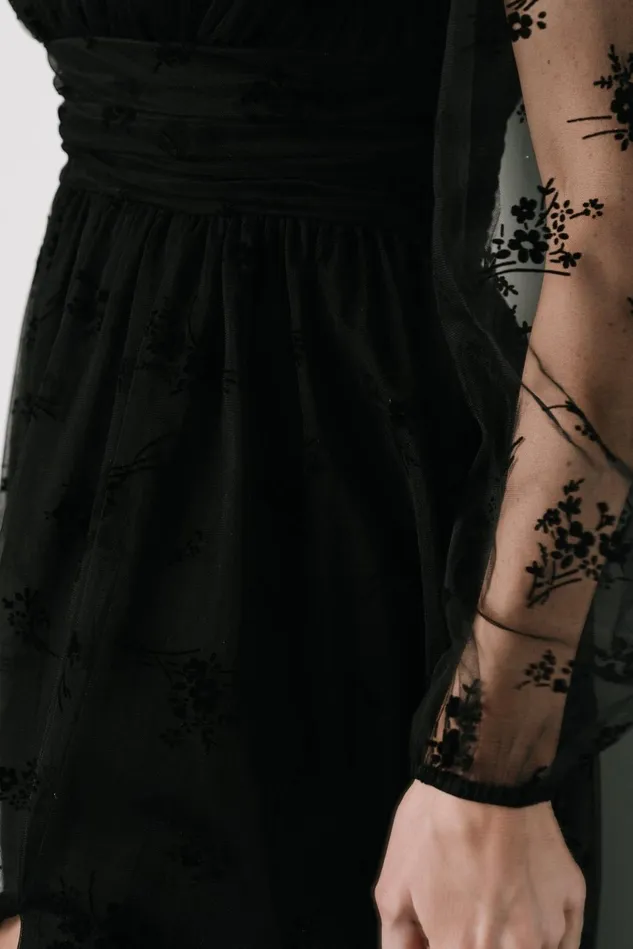 Baltic Born Tulle Styles Women Isabelle Tulle Maxi Dress Black Baltic Born Tulle Styles Women Isabelle Tulle Maxi Dress Black
