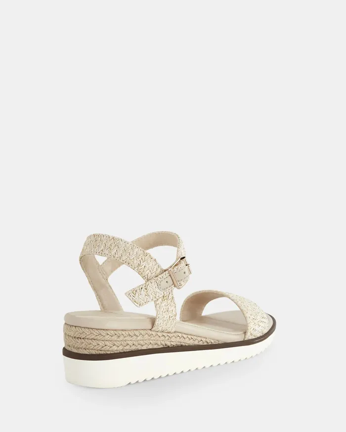 BARLETTA METALLIC RAFFIA Women Wedges NOVO Shoes