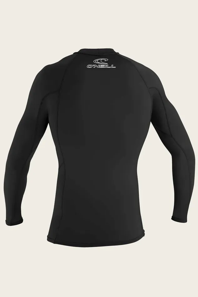 BASIC SKINS 50 LS RASH GUARD Black Men O039NEILL Men039S Wetsuits