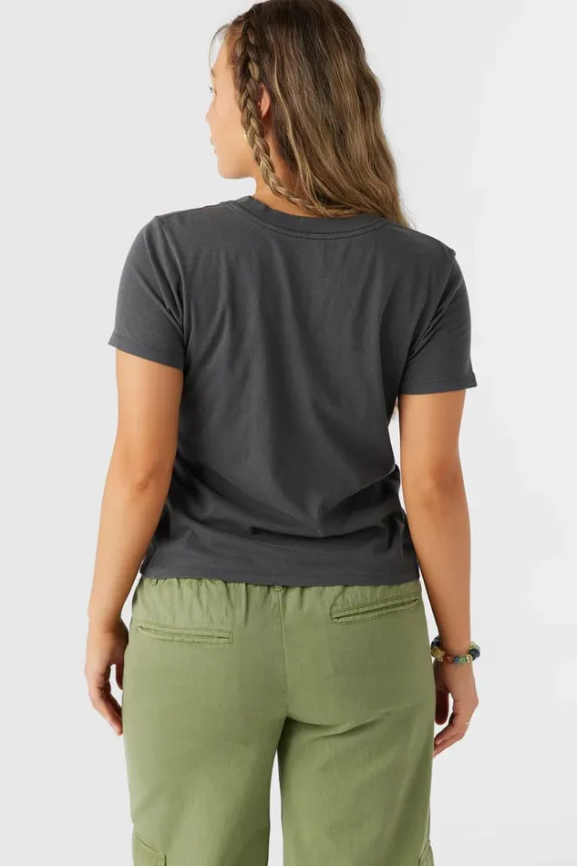 BEACHY BLOOM TEE Washed Black Women O039NEILL Clothing