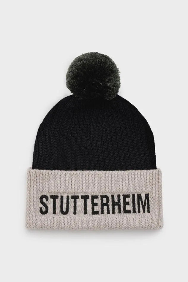 Beanies Women Stutterheim April Beanie Light SandBlack