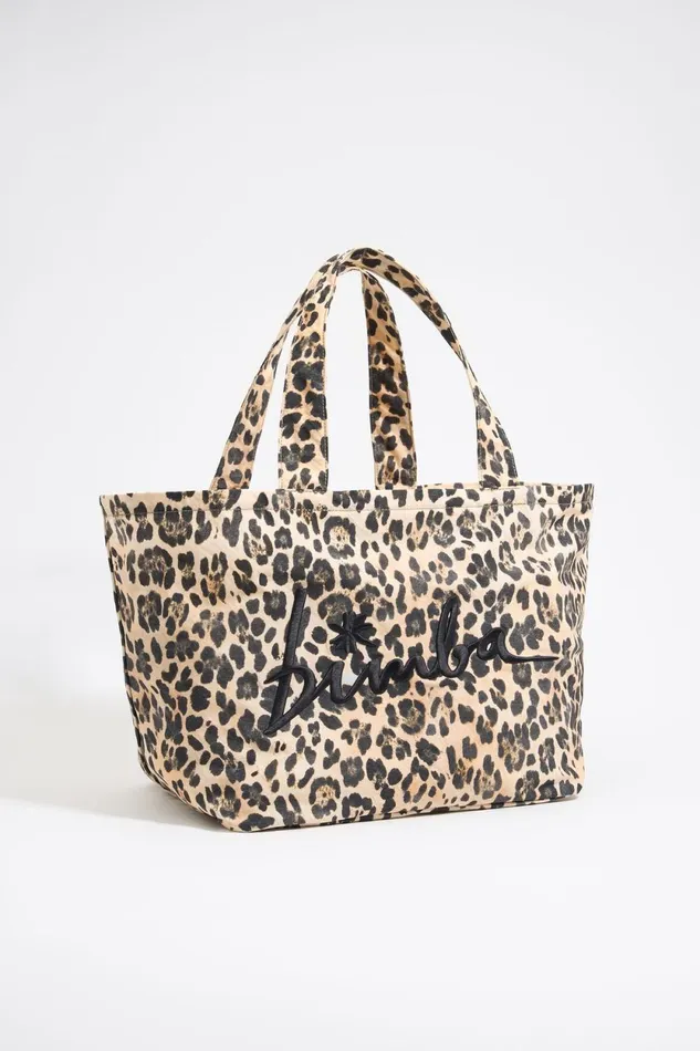 Beige Leopard XL Shopper Bag Leopard Natural Women Bimba Y Lola Shoppers