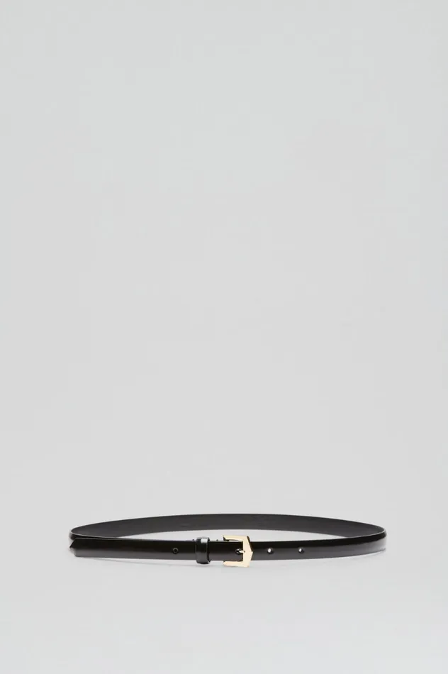 Belts Women Scanlan Theodore POINTED BUCKLE BELT 15 Black Belts Women Scanlan Theodore POINTED BUCKLE BELT 15 Black