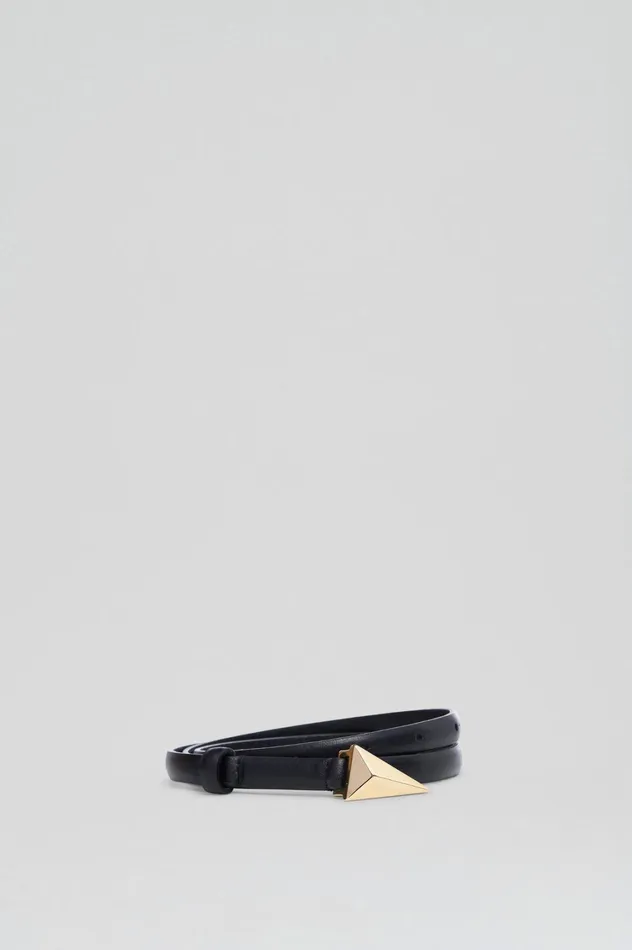 Belts Women Scanlan Theodore TRIANGLE TRIM BELT 12 Nero Belts Women Scanlan Theodore TRIANGLE TRIM BELT 12 Nero