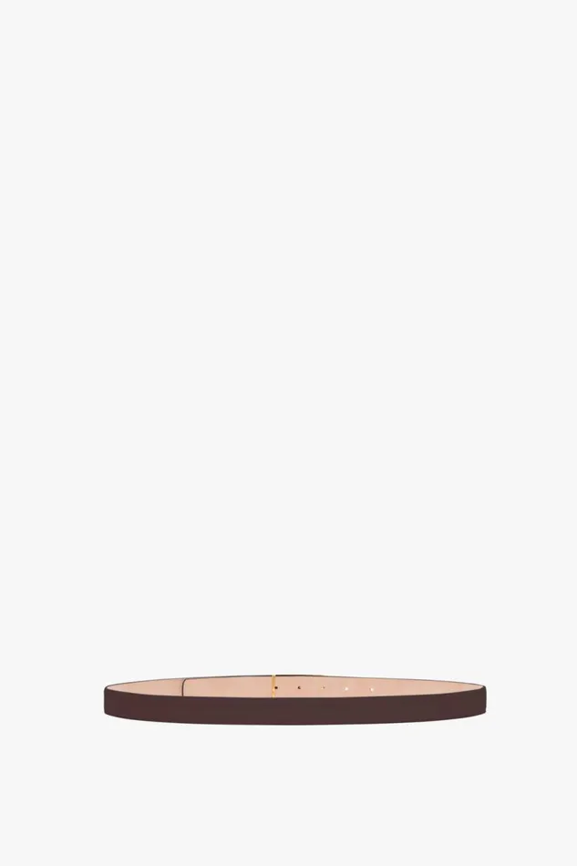 Belts Women Victoria Beckham Exclusive Frame Belt In Burgundy Leather Belts Women Victoria Beckham Exclusive Frame Belt In Burgundy Leather