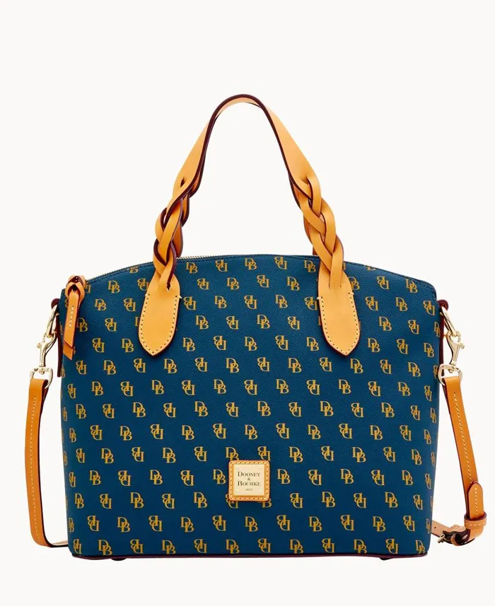 Blakely Celeste Satchel Navy Woman Dooney and Bourke Satchels