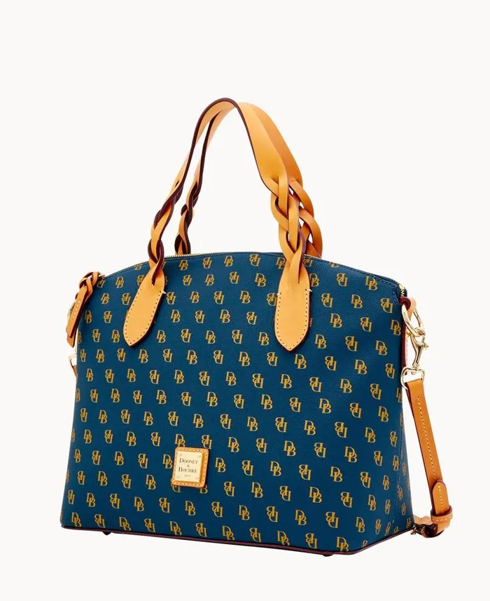 Blakely Celeste Satchel Navy Woman Dooney and Bourke Satchels Blakely Celeste Satchel Navy Woman Dooney and Bourke Satchels
