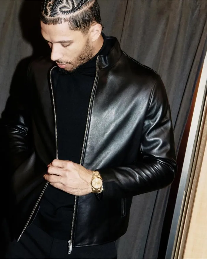 Blazers Jackets Men Theory Morvek Zip Jacket In Leather Black Blazers Jackets Men Theory Morvek Zip Jacket In Leather Black