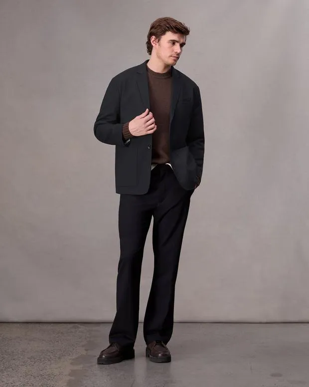 Blazers Men Rag and Bone Shift WoolBlend Blazer Black