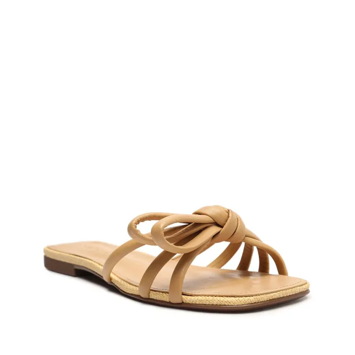 Blossom Sandal Lightwood Women Schutz Shoes Flats