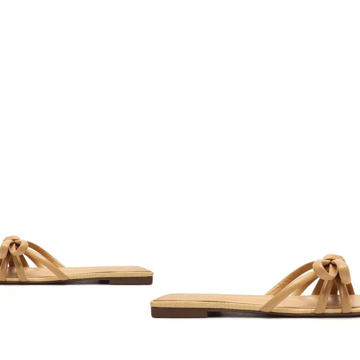 Blossom Sandal Lightwood Women Schutz Shoes Flats