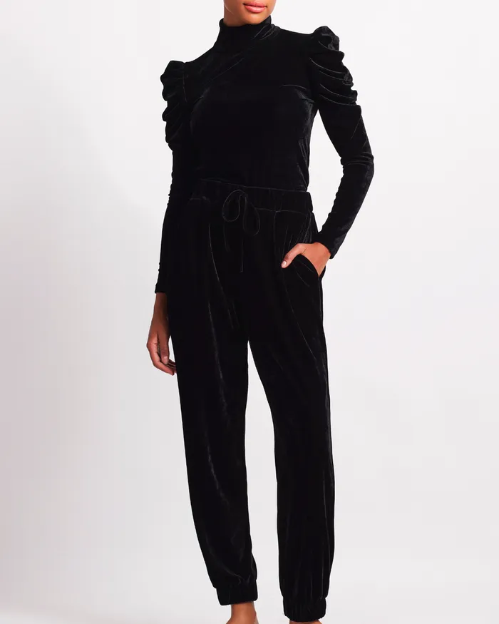 Bottoms Women PatBO Luxe Velvet Jogger
