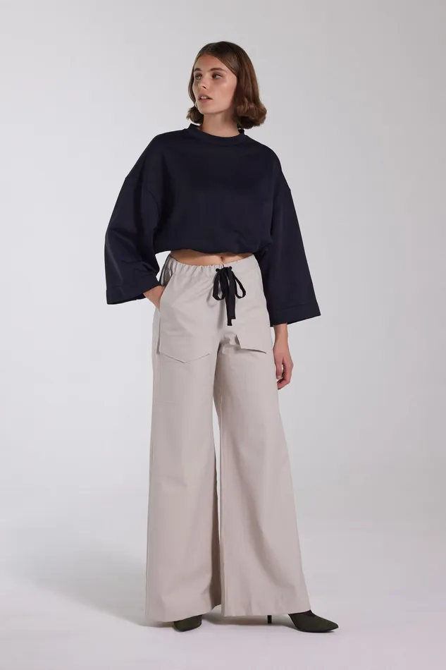 Bottoms Women Stutterheim Jarla Trousers Light Sand