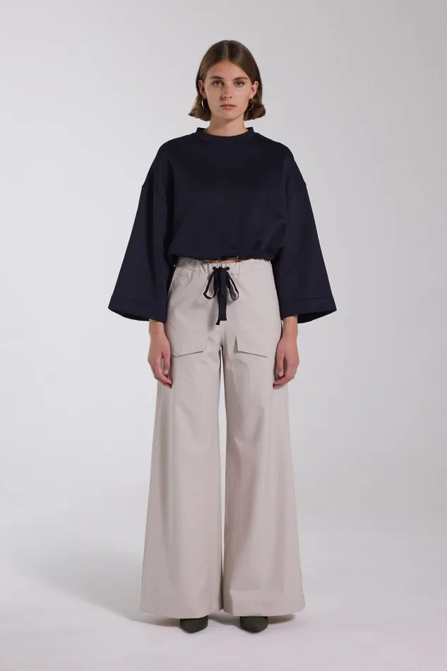 Bottoms Women Stutterheim Jarla Trousers Light Sand