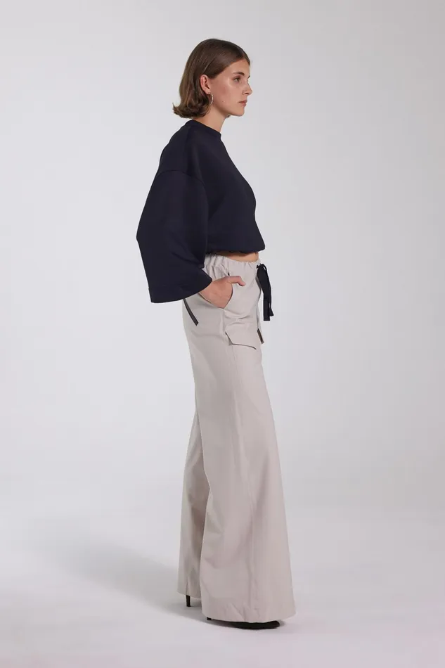 Bottoms Women Stutterheim Jarla Trousers Light Sand