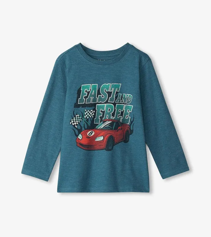 Boys Fast and Free Long Sleeve TShirt Hatley