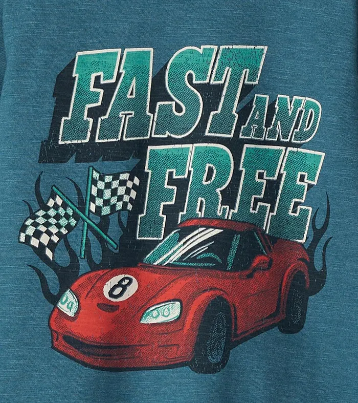 Boys Fast and Free Long Sleeve TShirt Hatley