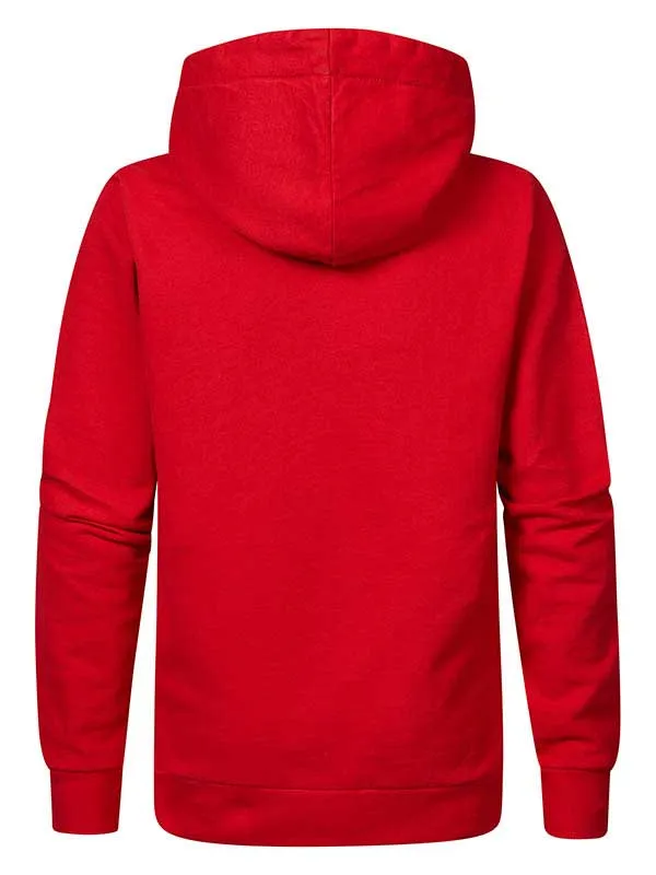 Boys Knits and Sweats Petrol Industries Hoodie With Logo Artwork Pepper Red