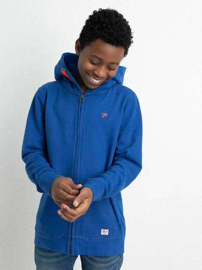 Boys Knits and Sweats Petrol Industries Zipped Hoodie Imperial Blue