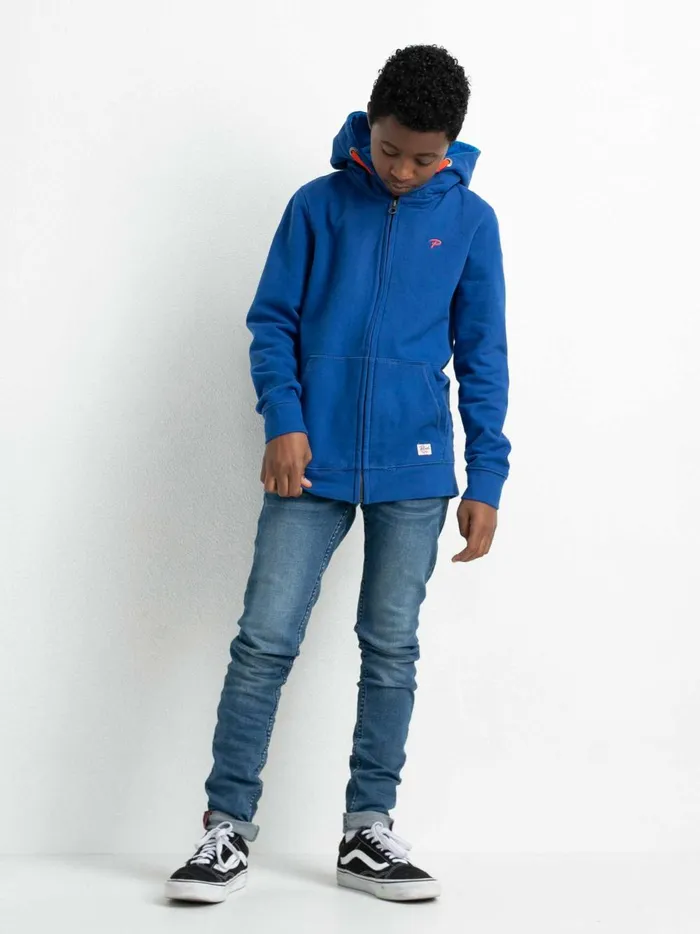Boys Knits and Sweats Petrol Industries Zipped Hoodie Imperial Blue