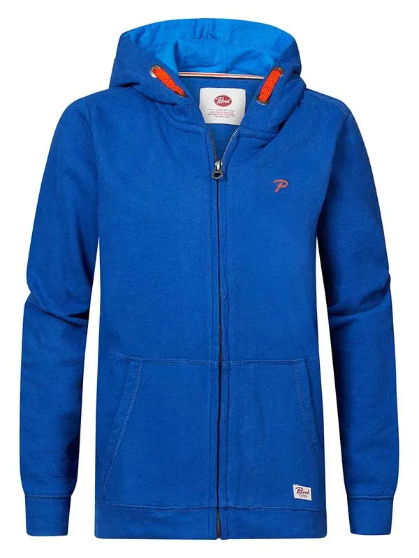 Boys Knits and Sweats Petrol Industries Zipped Hoodie Imperial Blue