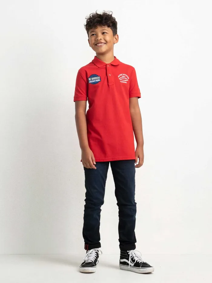 Boys Poloshirts Petrol Industries Sporty Polo Shirt Pepper Red