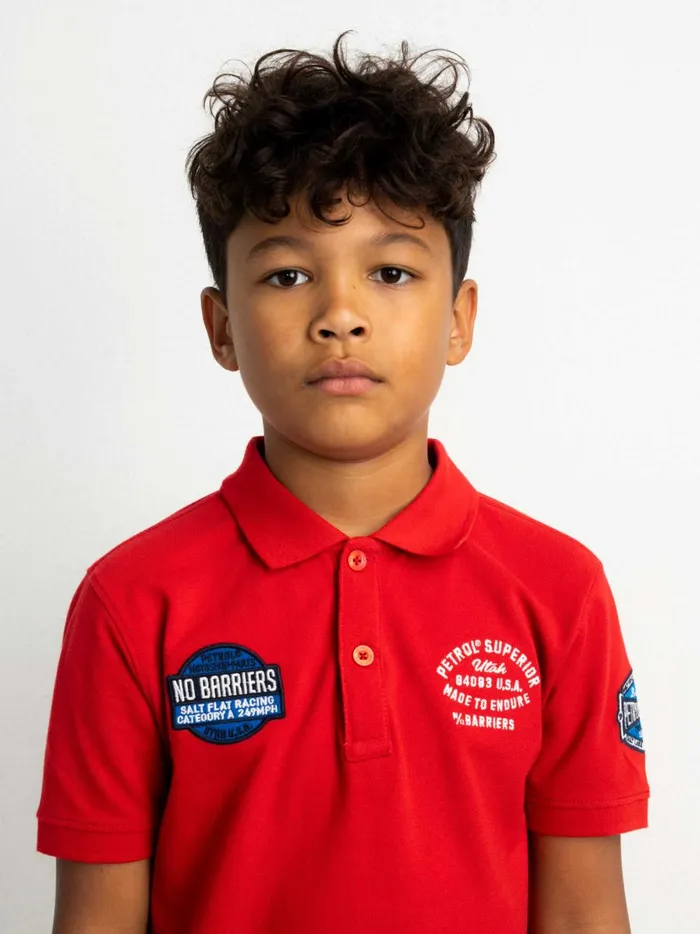 Boys Poloshirts Petrol Industries Sporty Polo Shirt Pepper Red