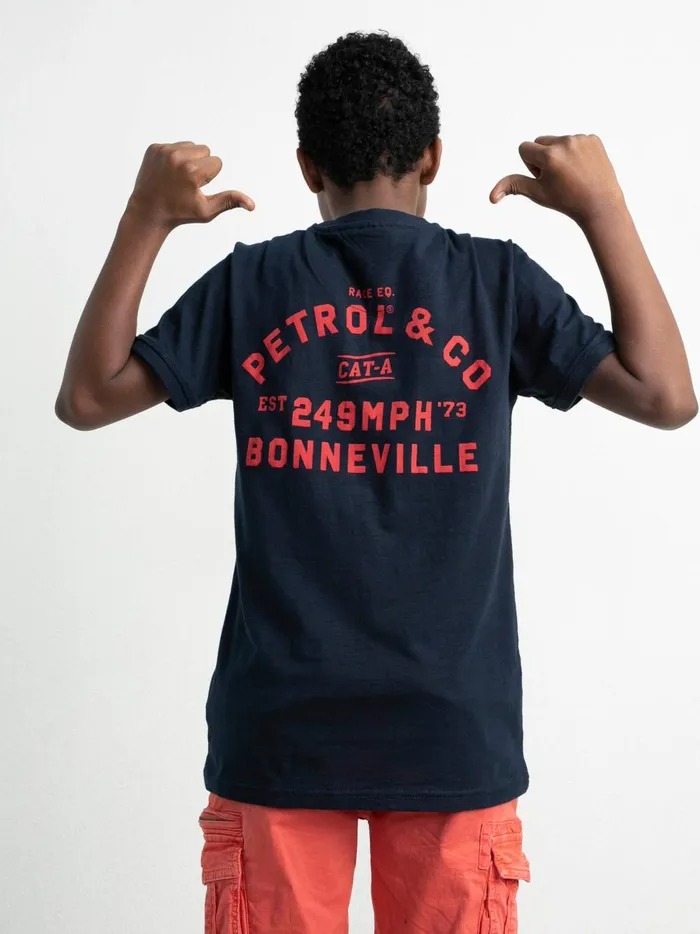 Boys TShirts Petrol Industries Petrol TShirt Midnight Navy