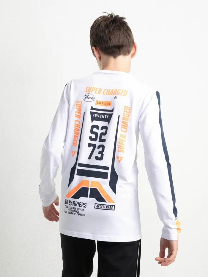 Boys TShirts Petrol Industries Super Charged TShirt Bright White