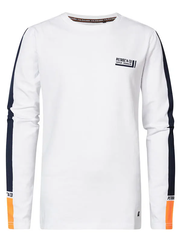 Boys TShirts Petrol Industries Super Charged TShirt Bright White